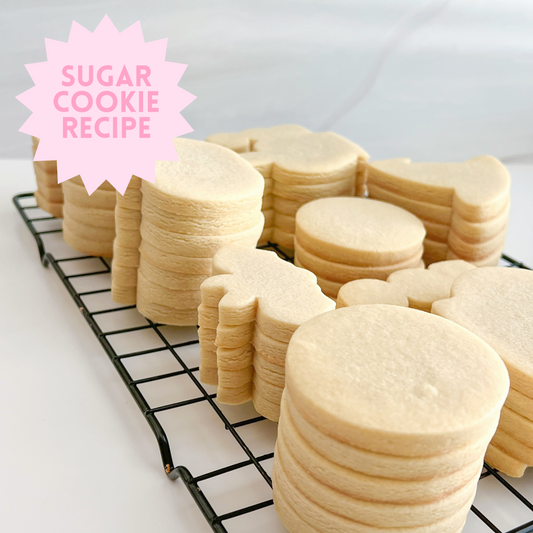 No Spread Vanilla Sugar Cookie Recipe