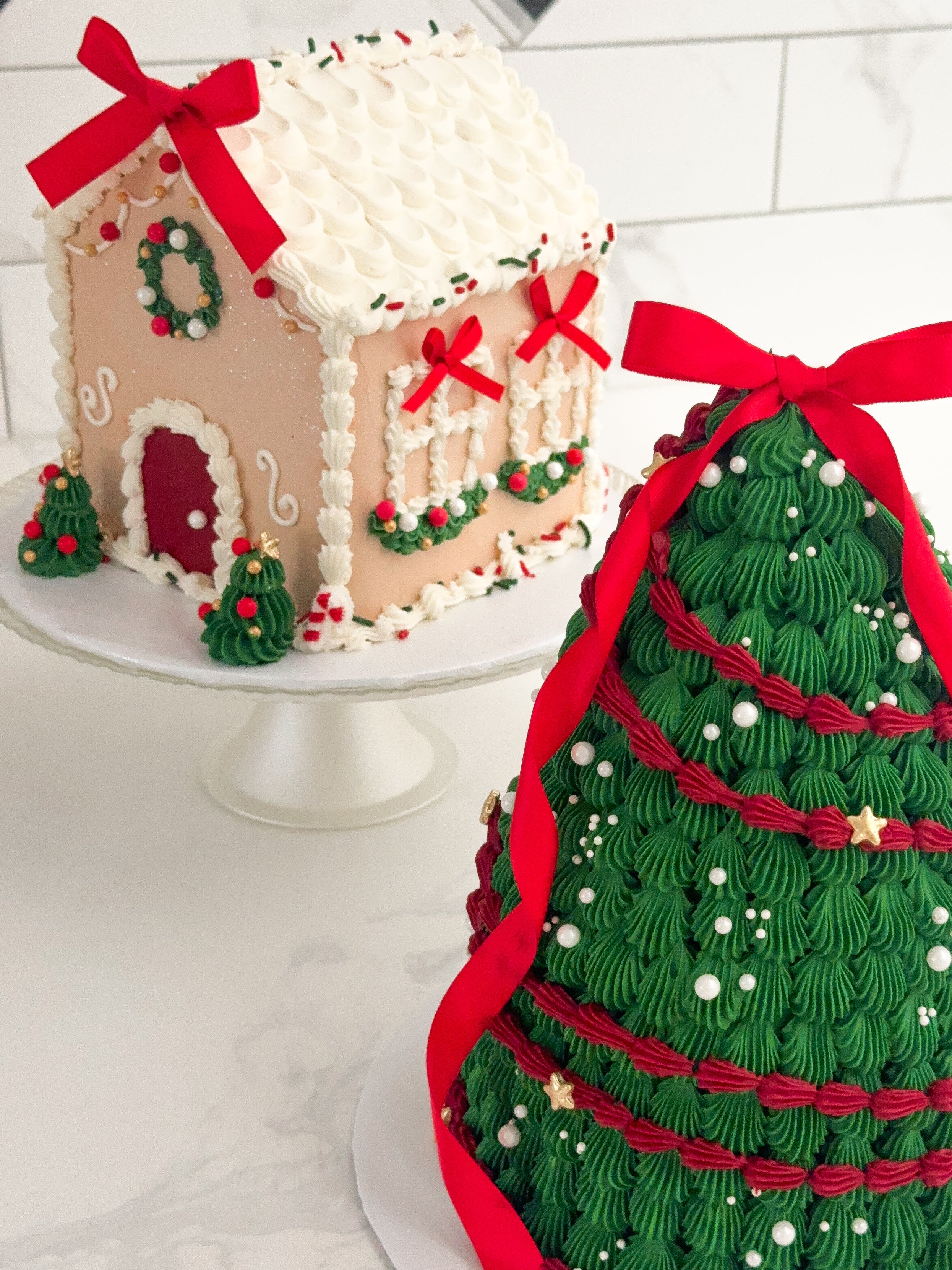 Christmas Tree Cake