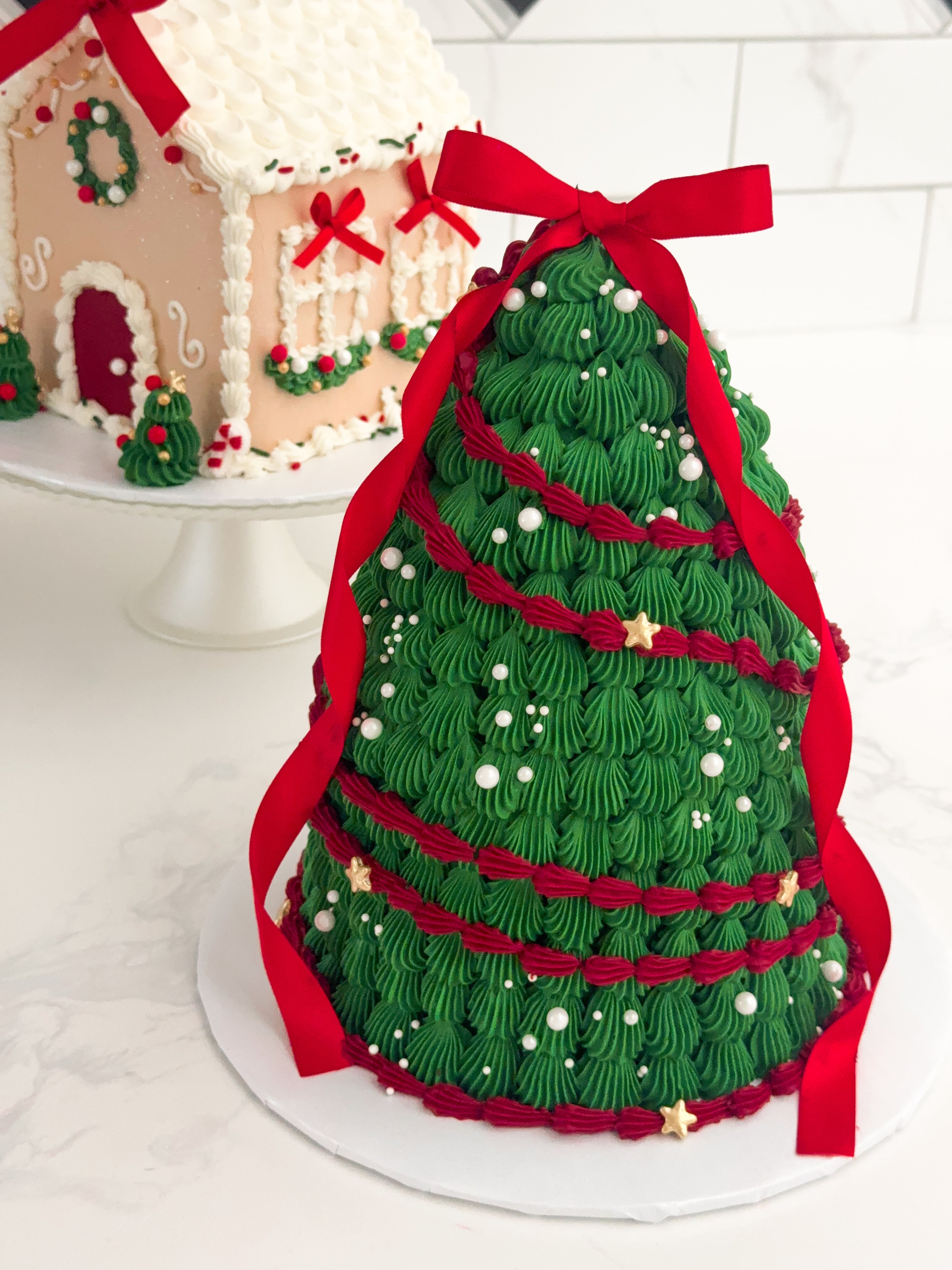 Christmas Tree Cake