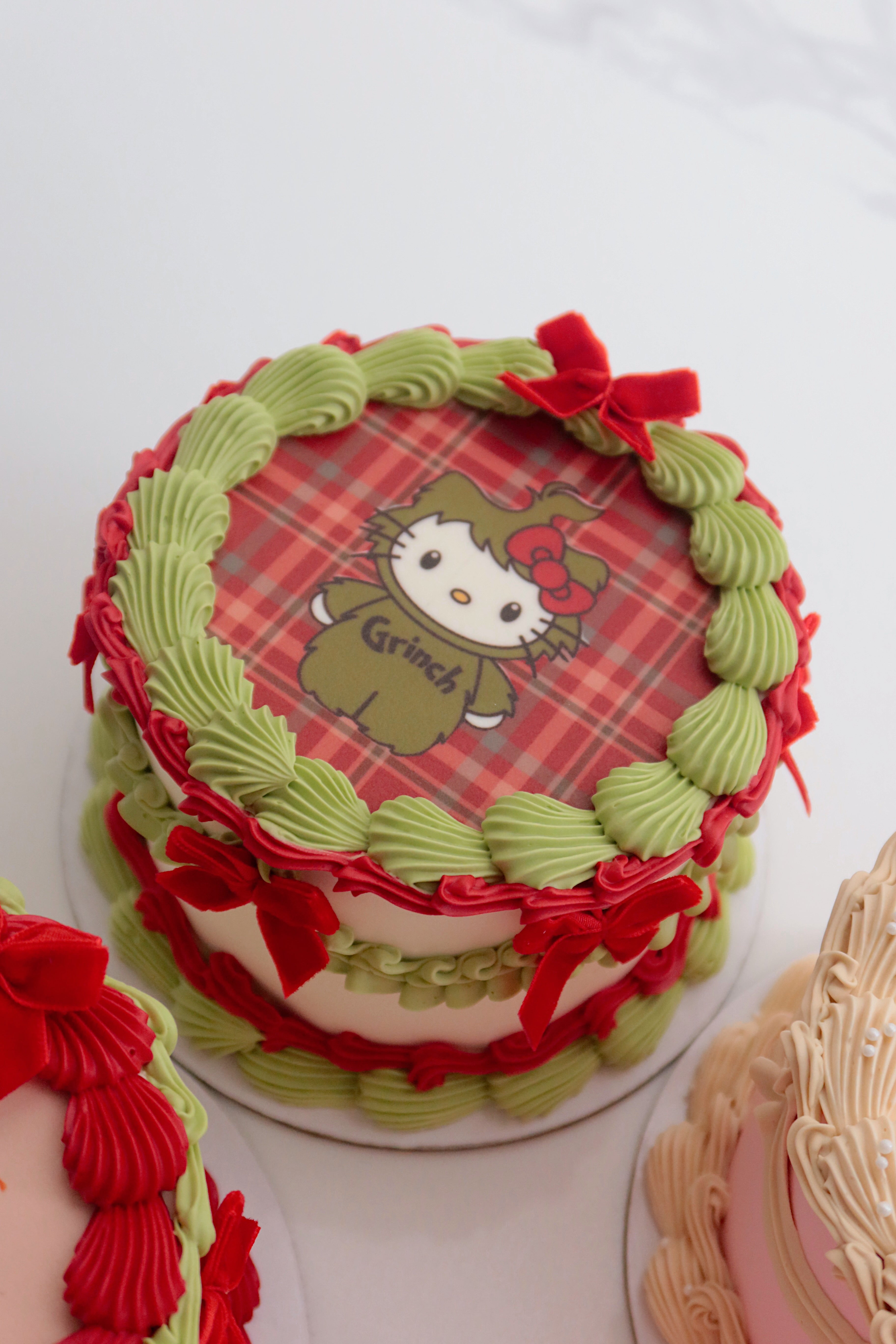 Christmas bento cake