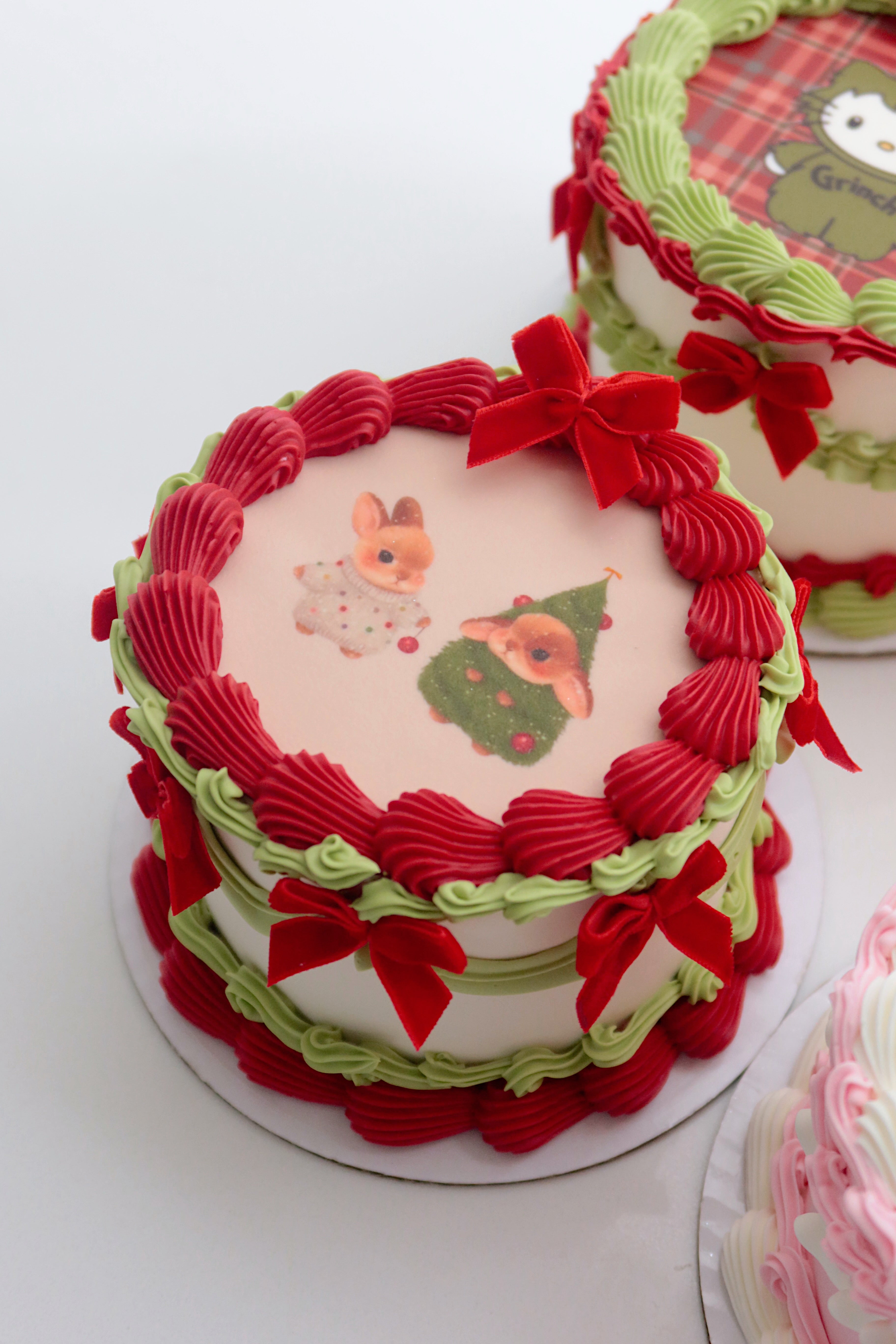 Christmas bento cake