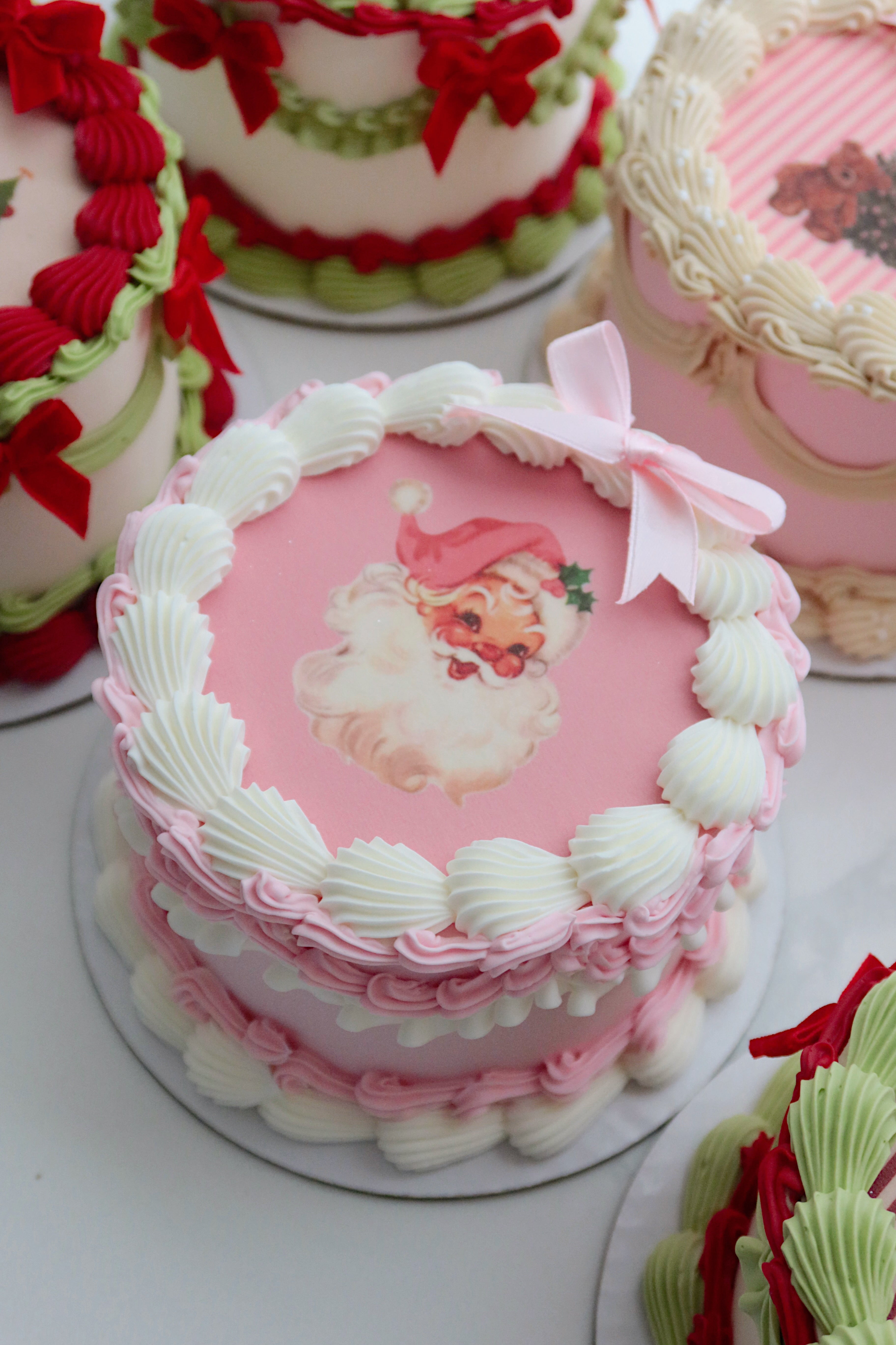 Christmas bento cake