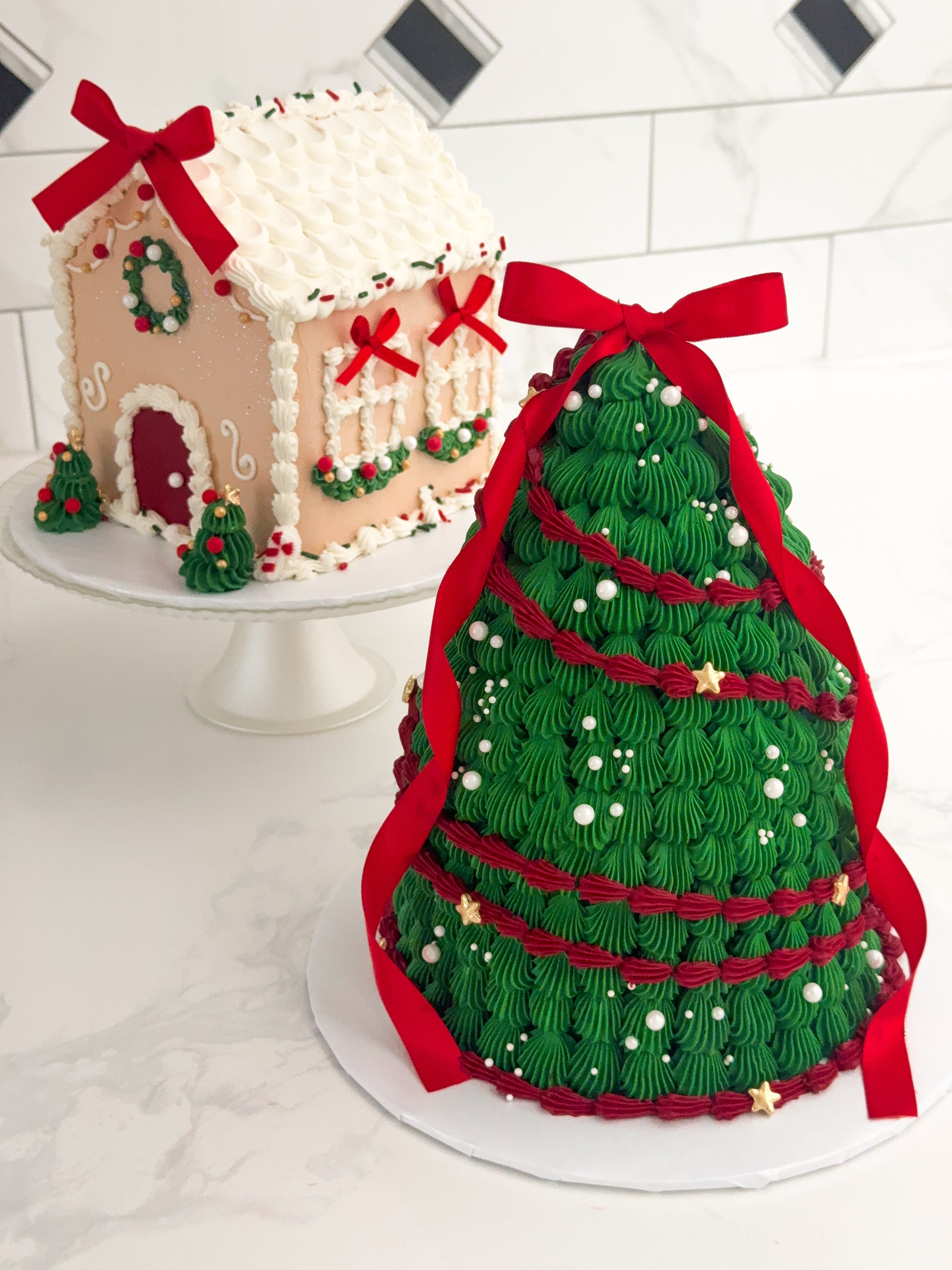 Christmas Tree Cake